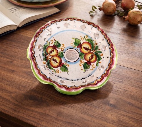 Piatto lampadario ceramica - lampadario,