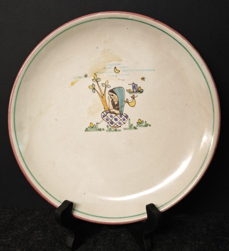 Piatto ceramica decoro - piatto,