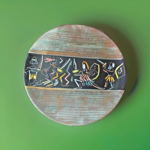 Piatto murale ceramica decoro - piatto,