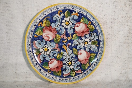 Piatto parete decoro rosa - da, "rosa"