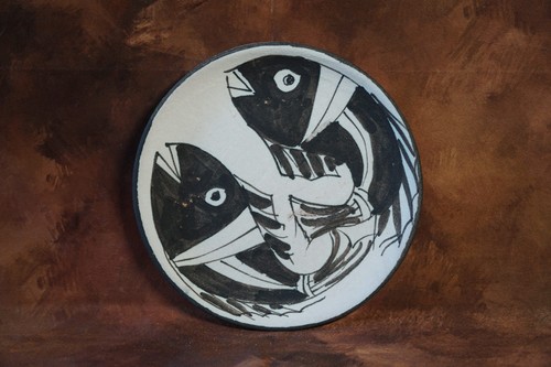 Piatto parete decoro naif - piatto, da