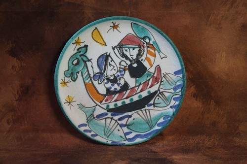 Piatto parete decoro naif - da, "naif"