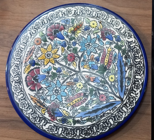 Piatto decorativo ceramica - decorativo, in