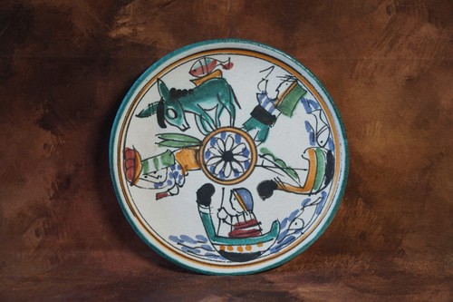 Piatto parete decoro naif - parete,
