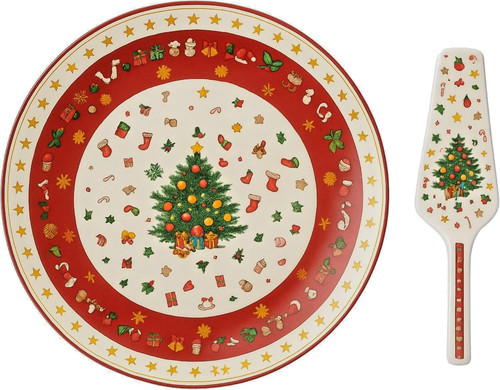 Piatto porta panettone - piatto,