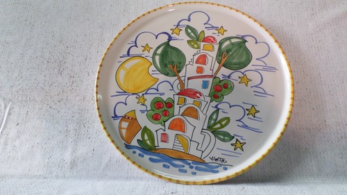 Piatto pizza decoro isolotto - decoro, "isolotto"
