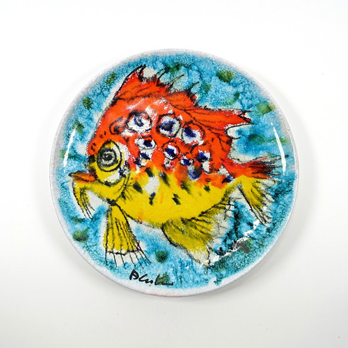 Piatto ceramica italy - piatto,