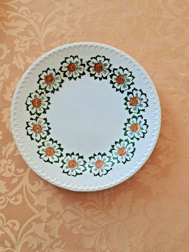 Piatto piano ceramica vintage