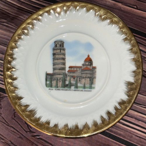 Vintage porcelain pisa - porcelain , pisa-torre