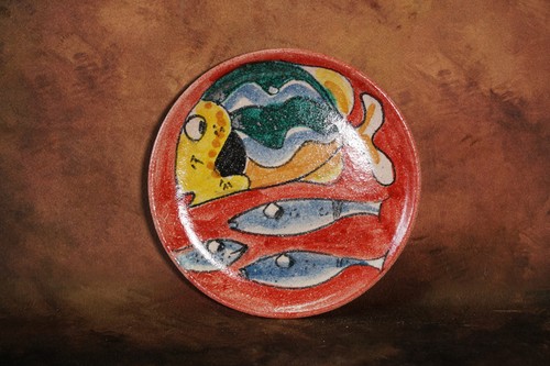 Piatto parete decoro naif - da,