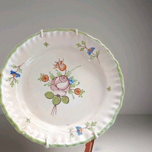 Raro piatto ceramica decoro - piatto,