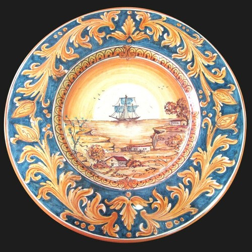 Piatto parete ceramica - piatto,